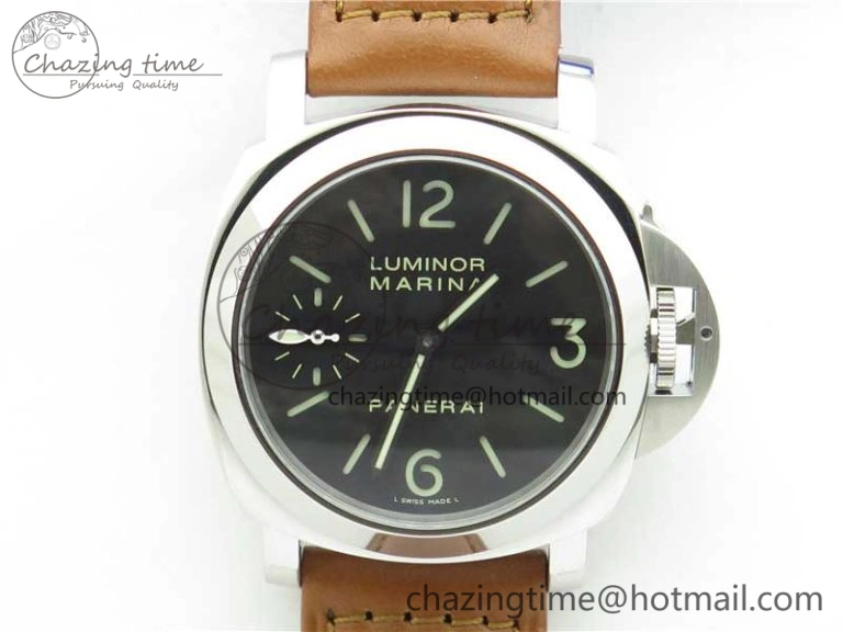 PAM111 VSF 1:1 Best Edition on Brown Calf leather Strap A6497 ( Free Strap )