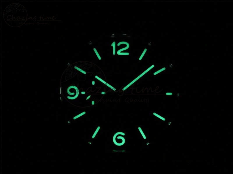 PAM1112 V GMT RG VSF 1:1 Best Edition Blue Dial on Blue Leather Strap P.9011 Super Clone