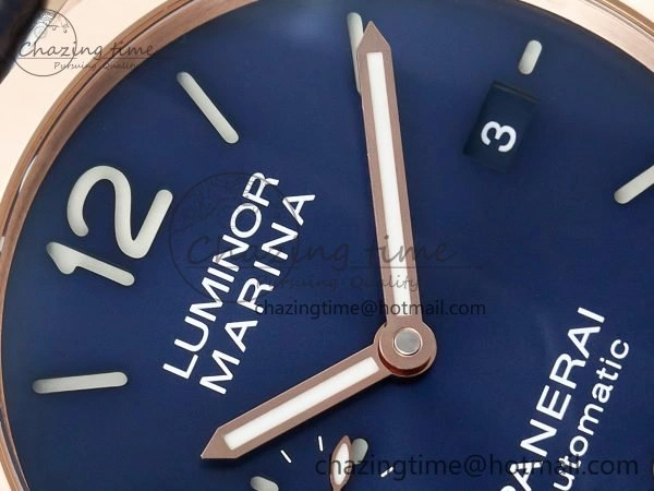 PAM1112 W TTF 1:1 Best Edition on Blue Leather Strap P9010