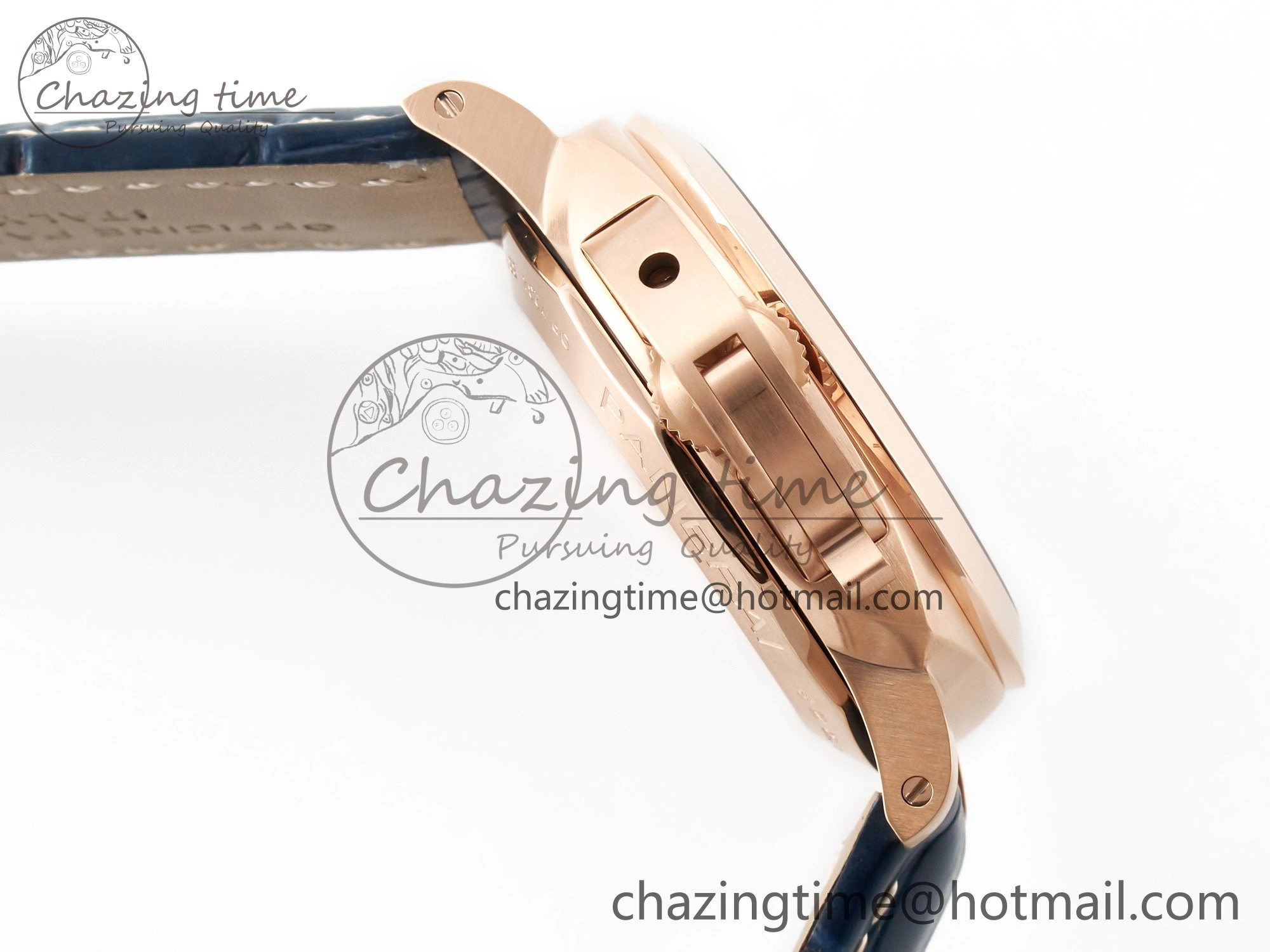 PAM1112 W TTF 1:1 Best Edition on Blue Leather Strap P9010