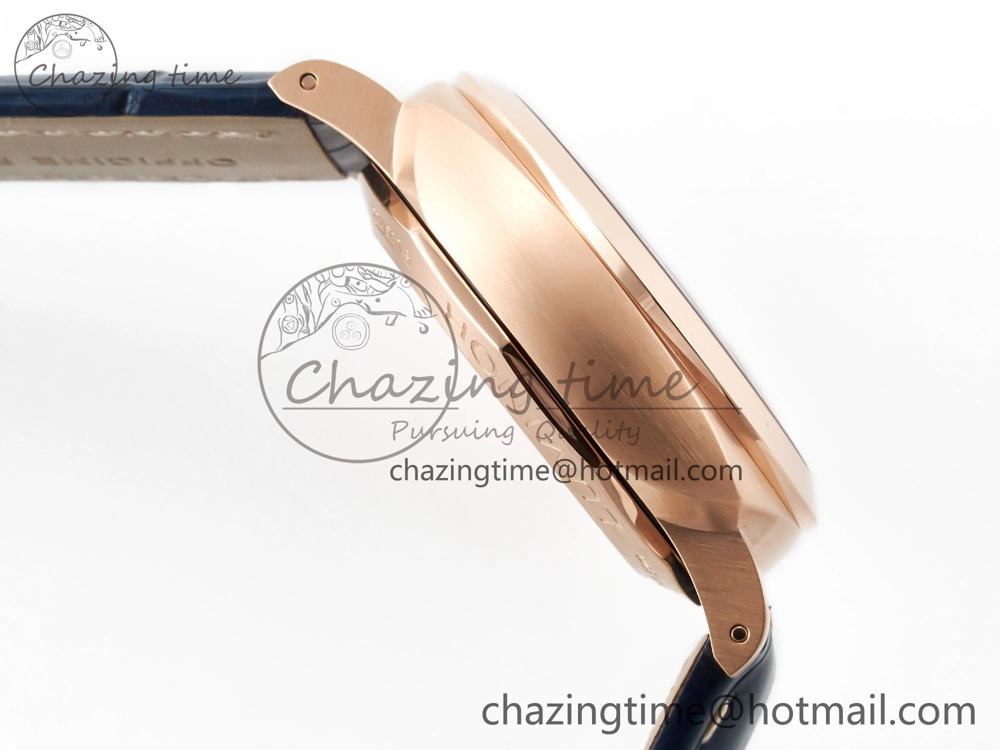 PAM1112 W TTF 1:1 Best Edition on Blue Leather Strap P9010
