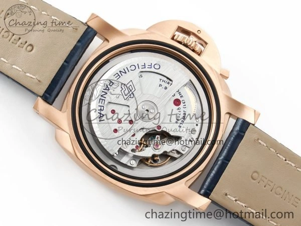 PAM1112 W TTF 1:1 Best Edition on Blue Leather Strap P9010