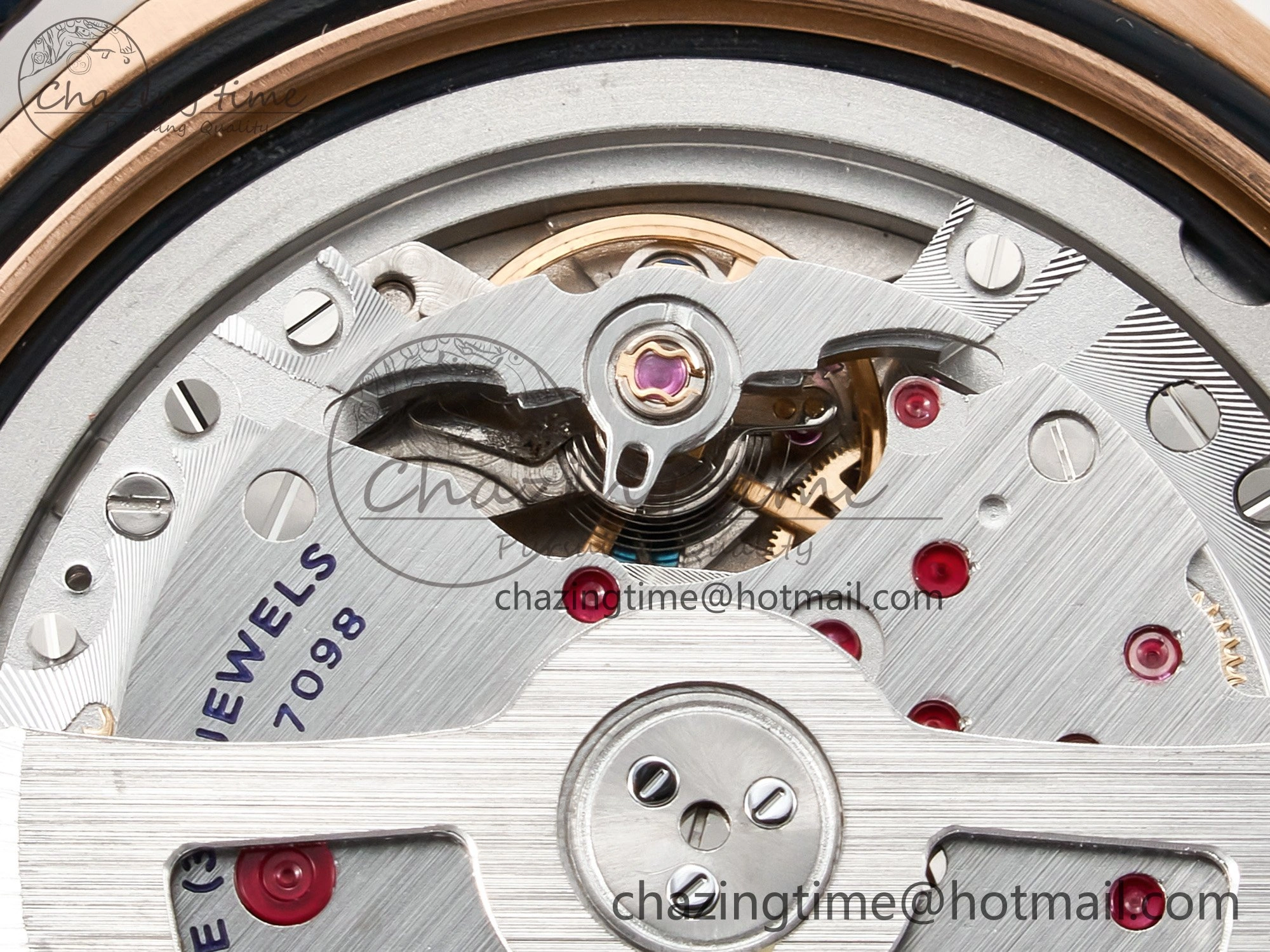 PAM1112 W TTF 1:1 Best Edition on Blue Leather Strap P9010