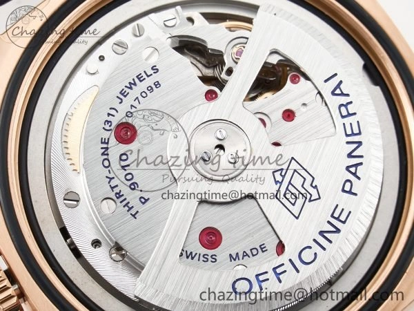 PAM1112 W TTF 1:1 Best Edition on Blue Leather Strap P9010