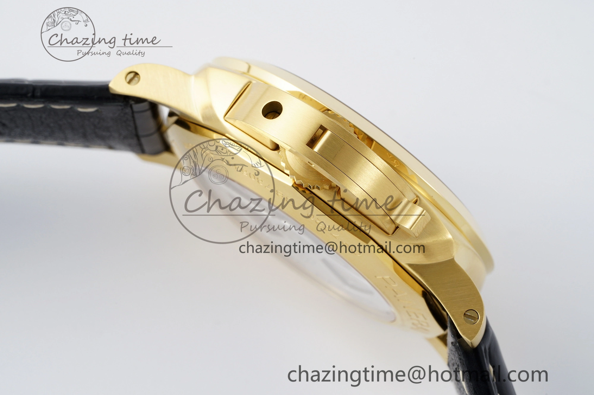 PAM1115 VSF 1:1 Best Edition Black Dial on Black Leather Strap P9010