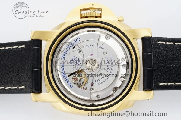 PAM1115 VSF 1:1 Best Edition Black Dial on Black Leather Strap P9010