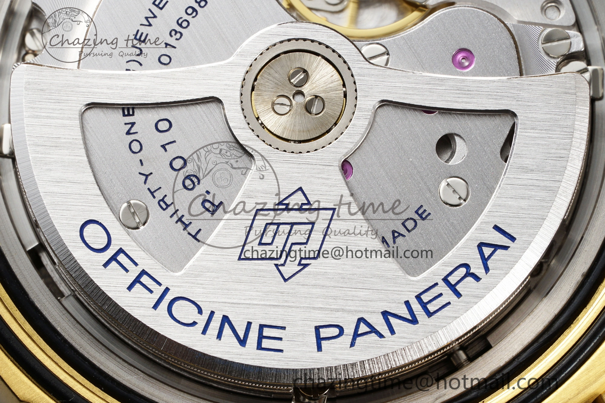 PAM1115 VSF 1:1 Best Edition Black Dial on Black Leather Strap P9010