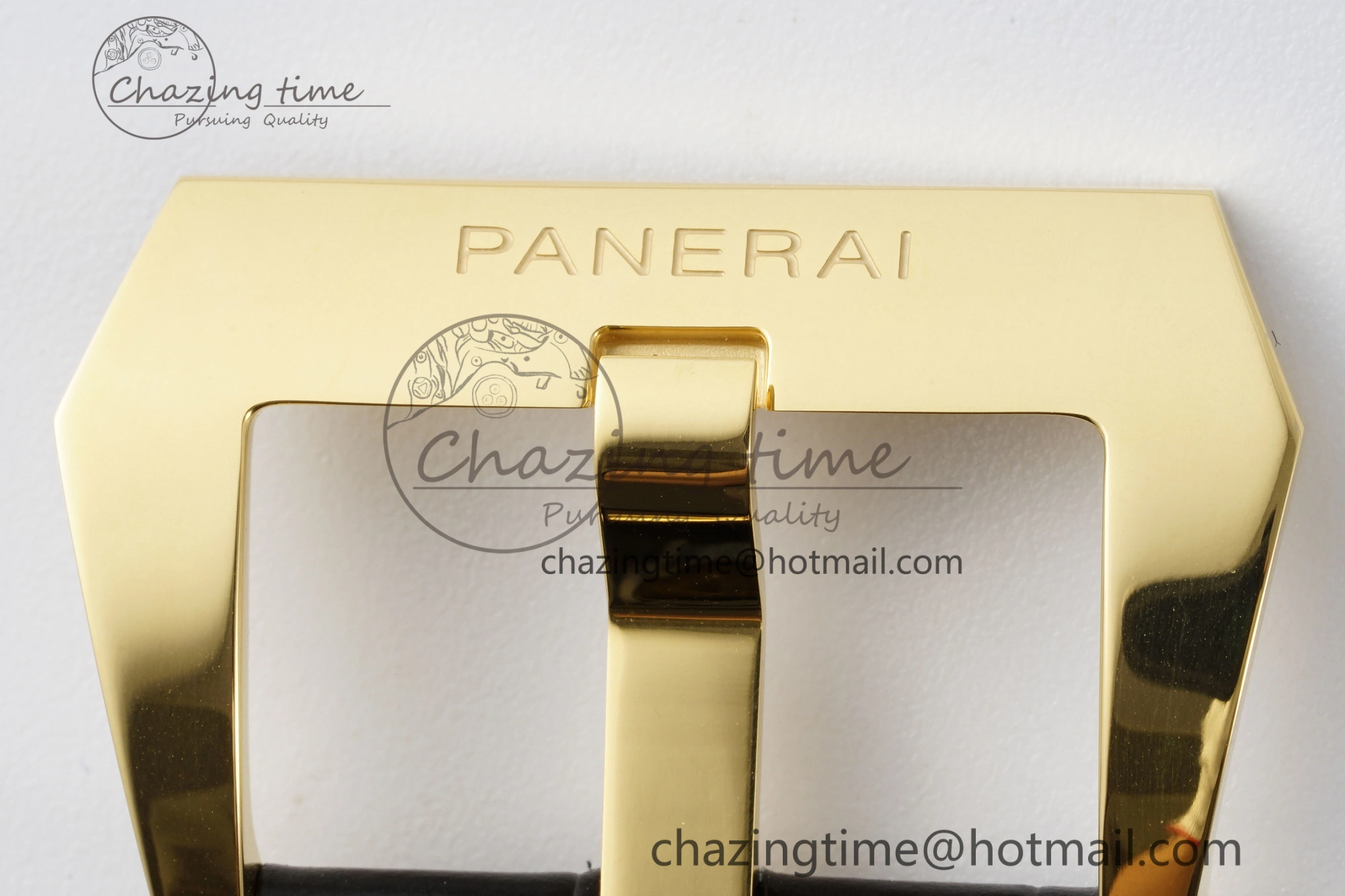 PAM1115 VSF 1:1 Best Edition Black Dial on Black Leather Strap P9010