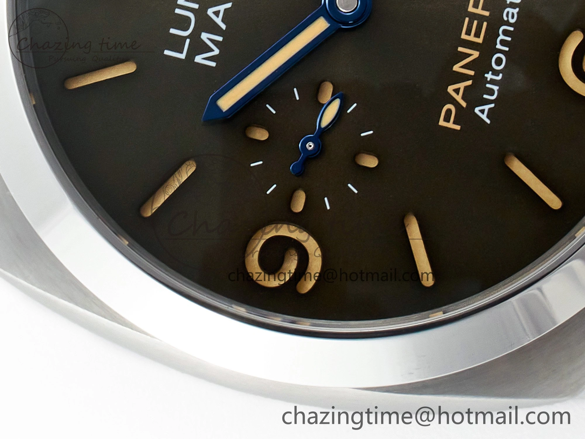 PAM1116 S TTF 1:1 Best Edition Dark Green Dial on Brown Leather Strap P9010
