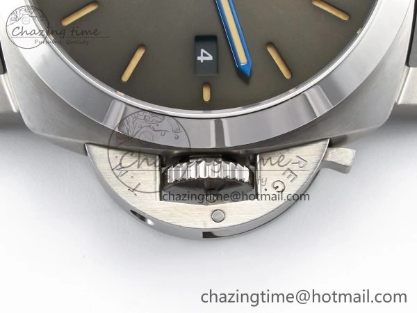 PAM1116 S TTF 1:1 Best Edition Dark Green Dial on Brown Leather Strap P9010