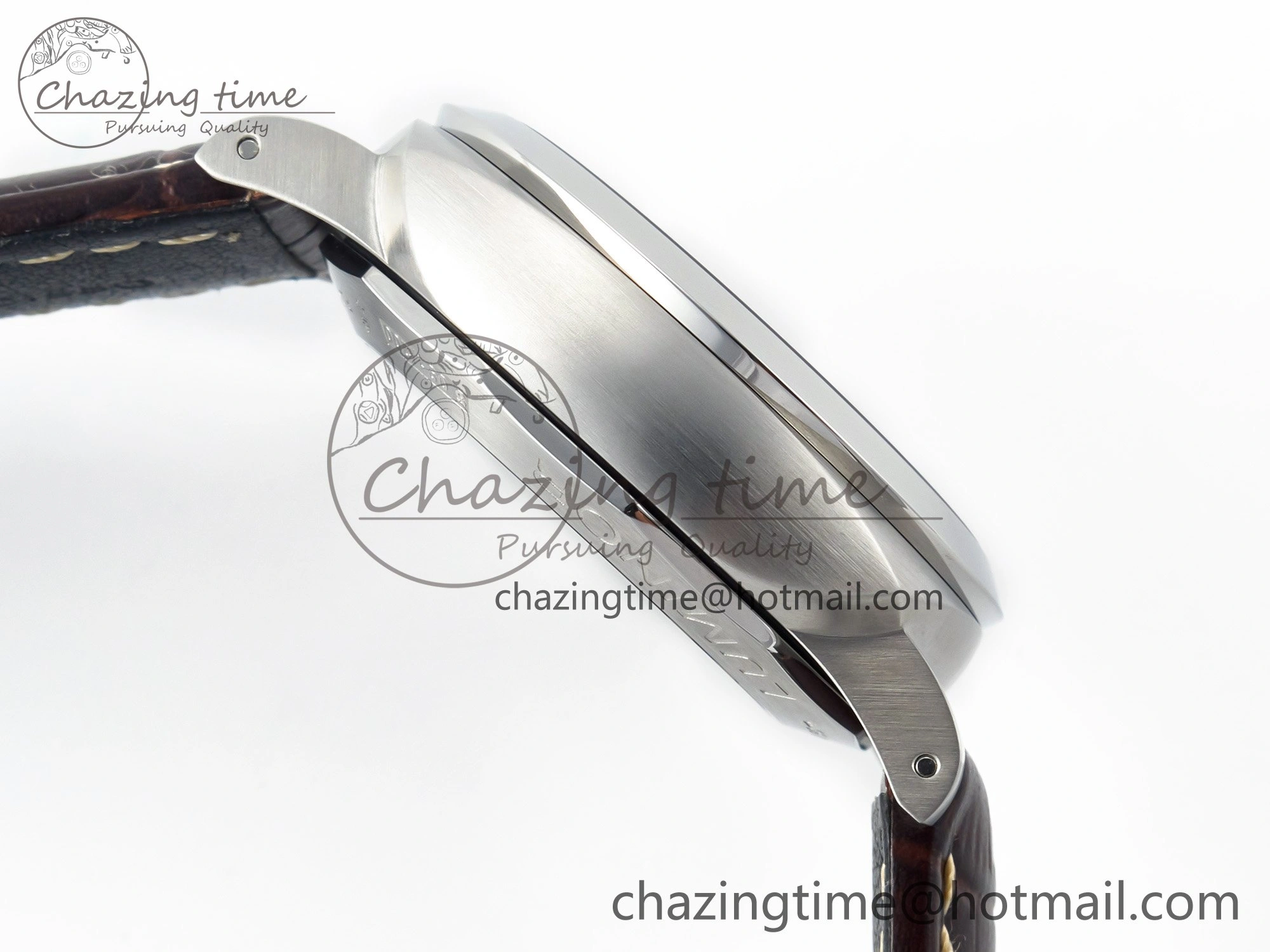 PAM1116 S TTF 1:1 Best Edition Dark Green Dial on Brown Leather Strap P9010
