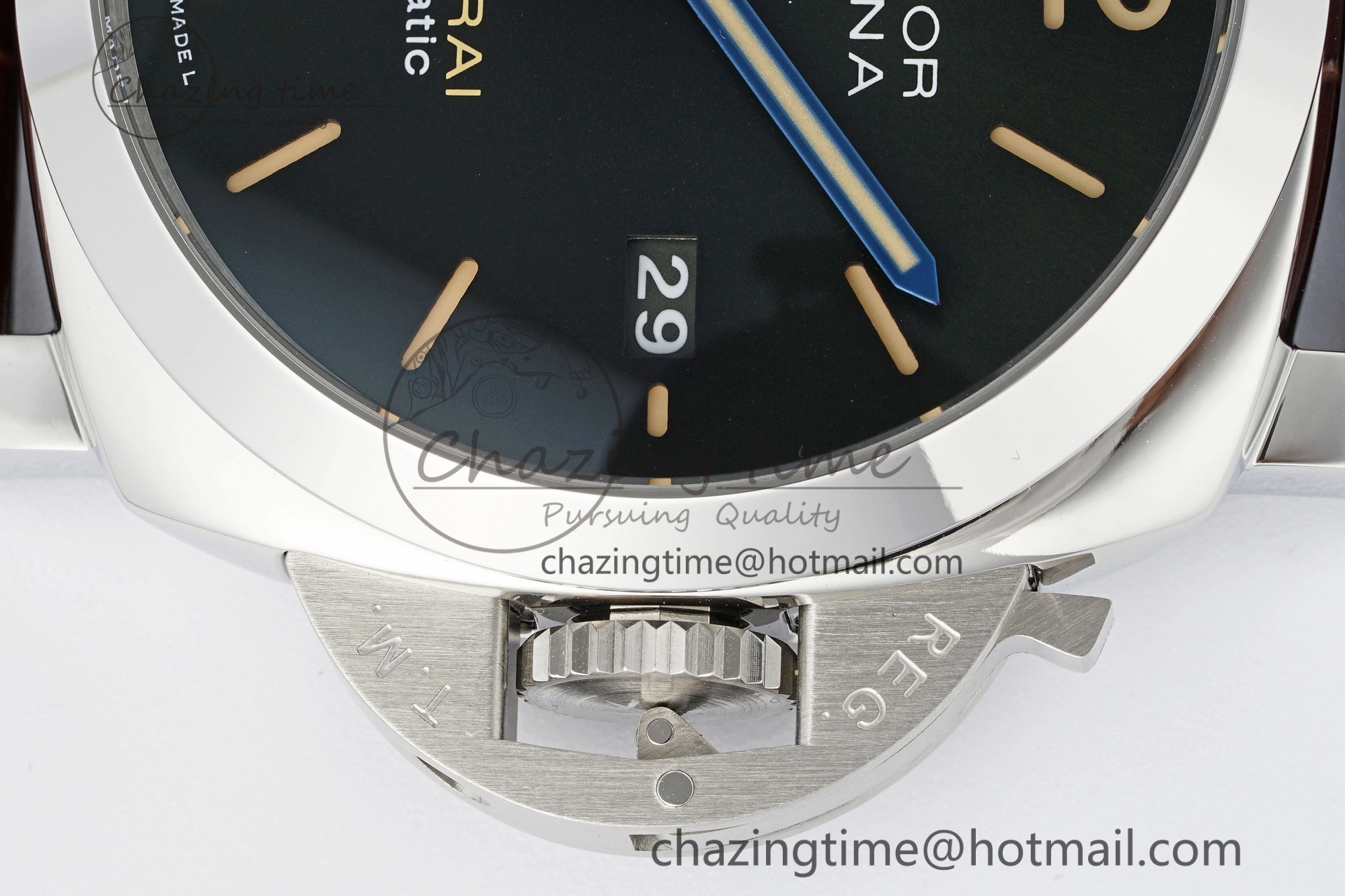 PAM1116 VSF 1:1 Best Edition Dark Green Dial on Brown Leather Strap P9010