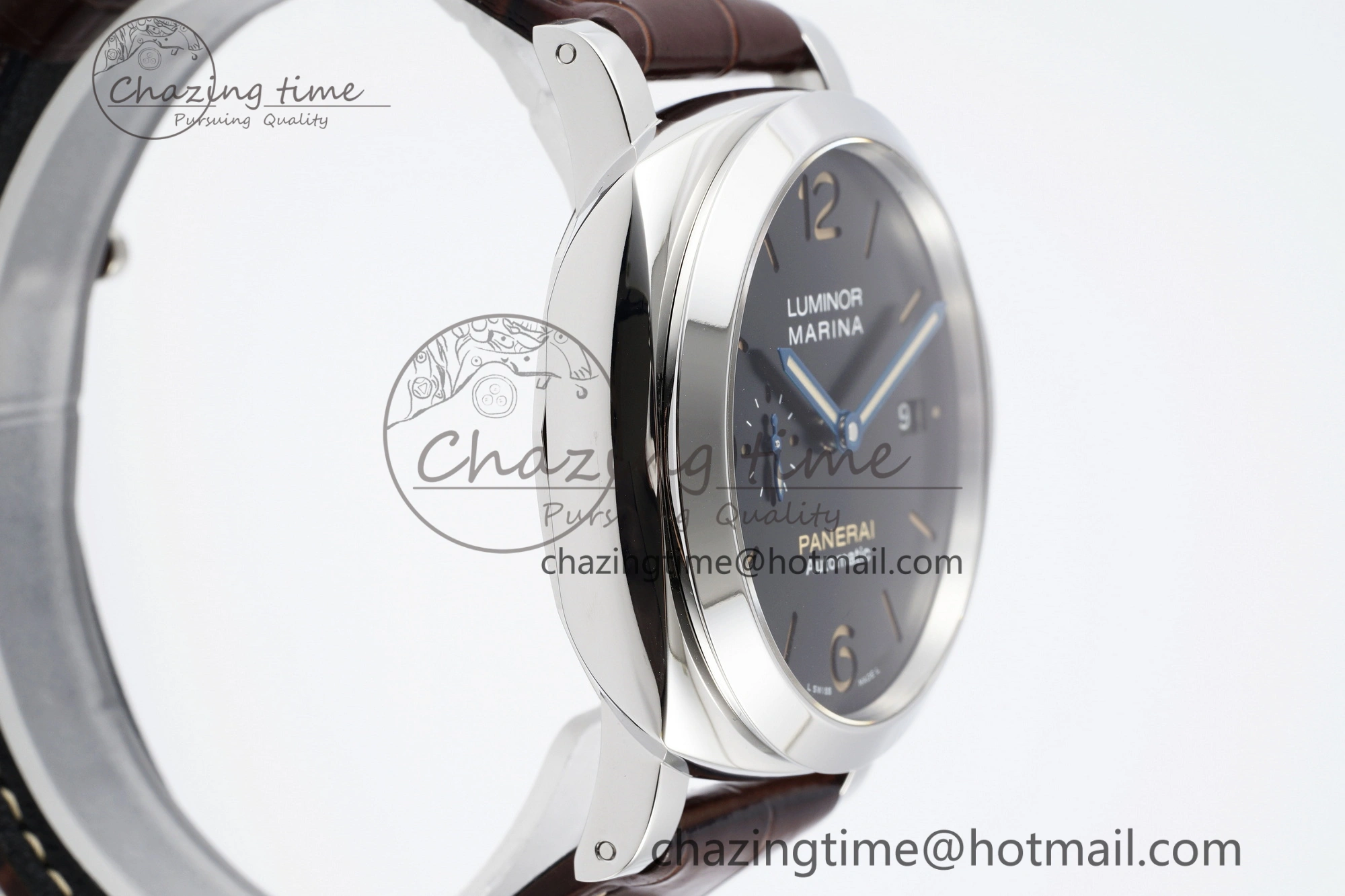 PAM1116 VSF 1:1 Best Edition Dark Green Dial on Brown Leather Strap P9010