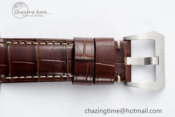 PAM1116 VSF 1:1 Best Edition Dark Green Dial on Brown Leather Strap P9010