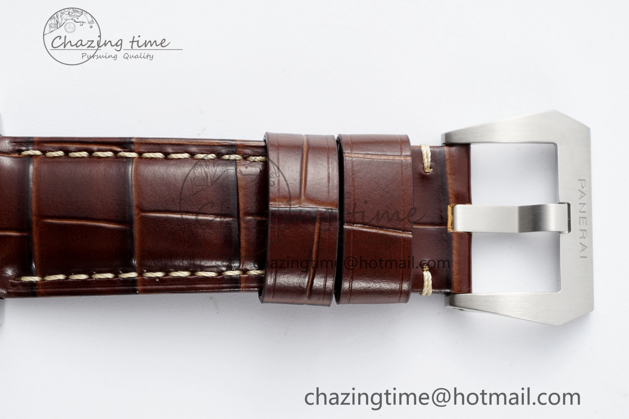 PAM1116 VSF 1:1 Best Edition Dark Green Dial on Brown Leather Strap P9010