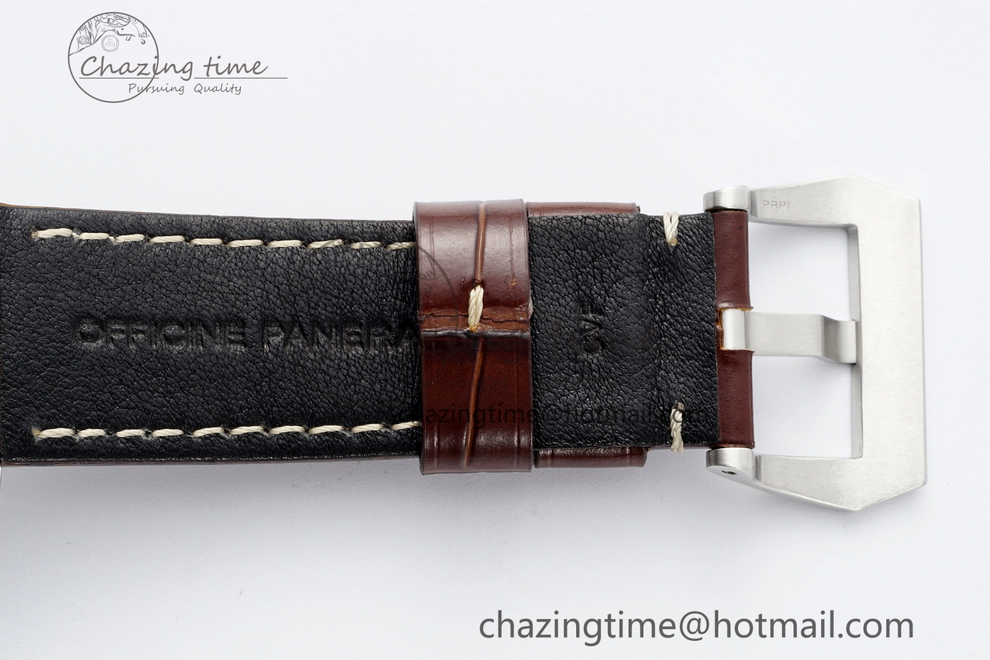 PAM1116 VSF 1:1 Best Edition Dark Green Dial on Brown Leather Strap P9010