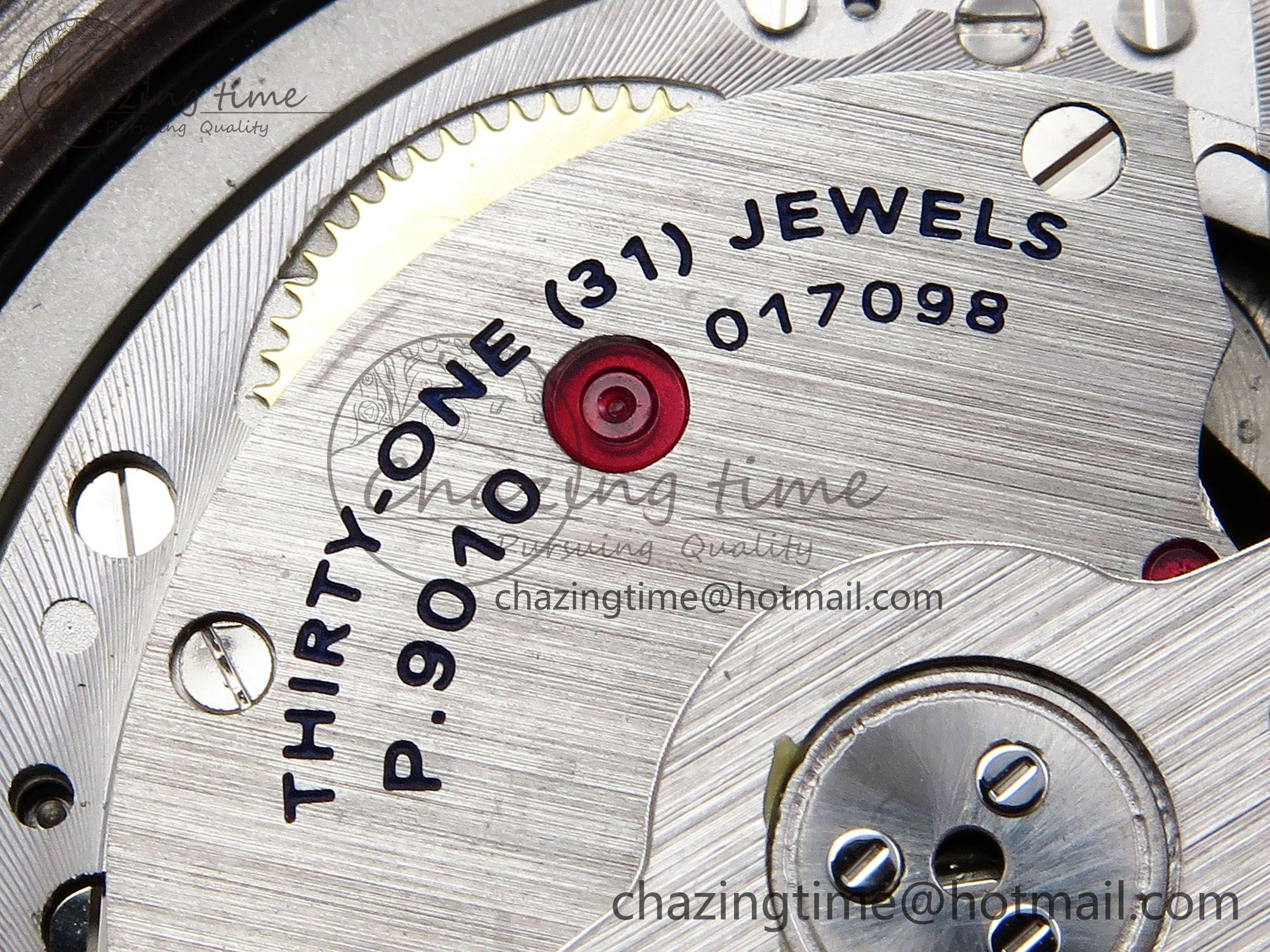PAM1117 Titanium TTF 1:1 Best Edition Blue Dial on Blue Kevlar Composite Strap P9010