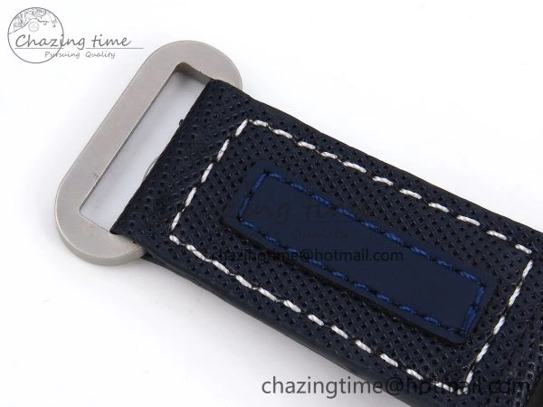 PAM1117 Titanium TTF 1:1 Best Edition Blue Dial on Blue Kevlar Composite Strap P9010