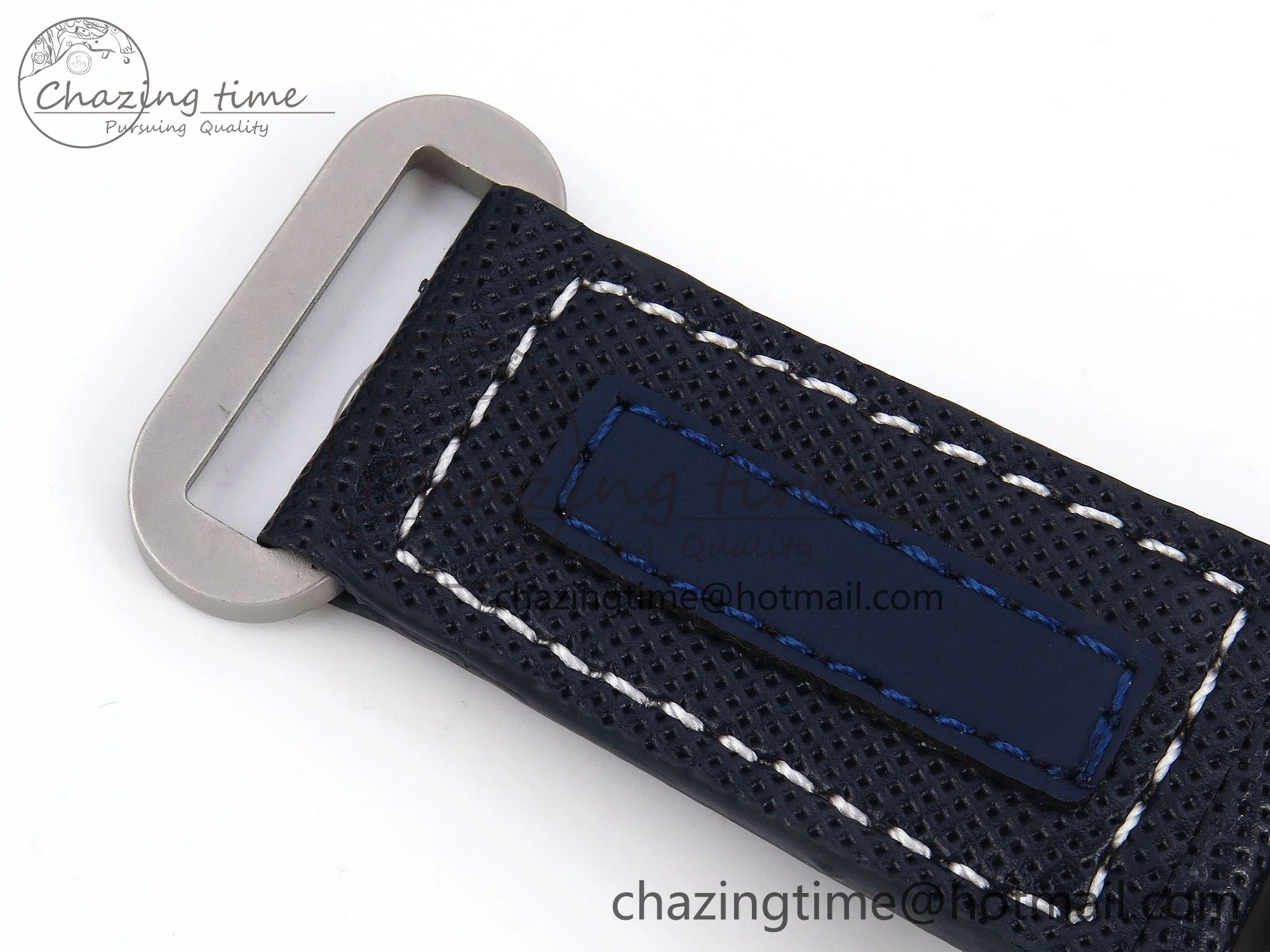 PAM1117 Titanium TTF 1:1 Best Edition Blue Dial on Blue Kevlar Composite Strap P9010