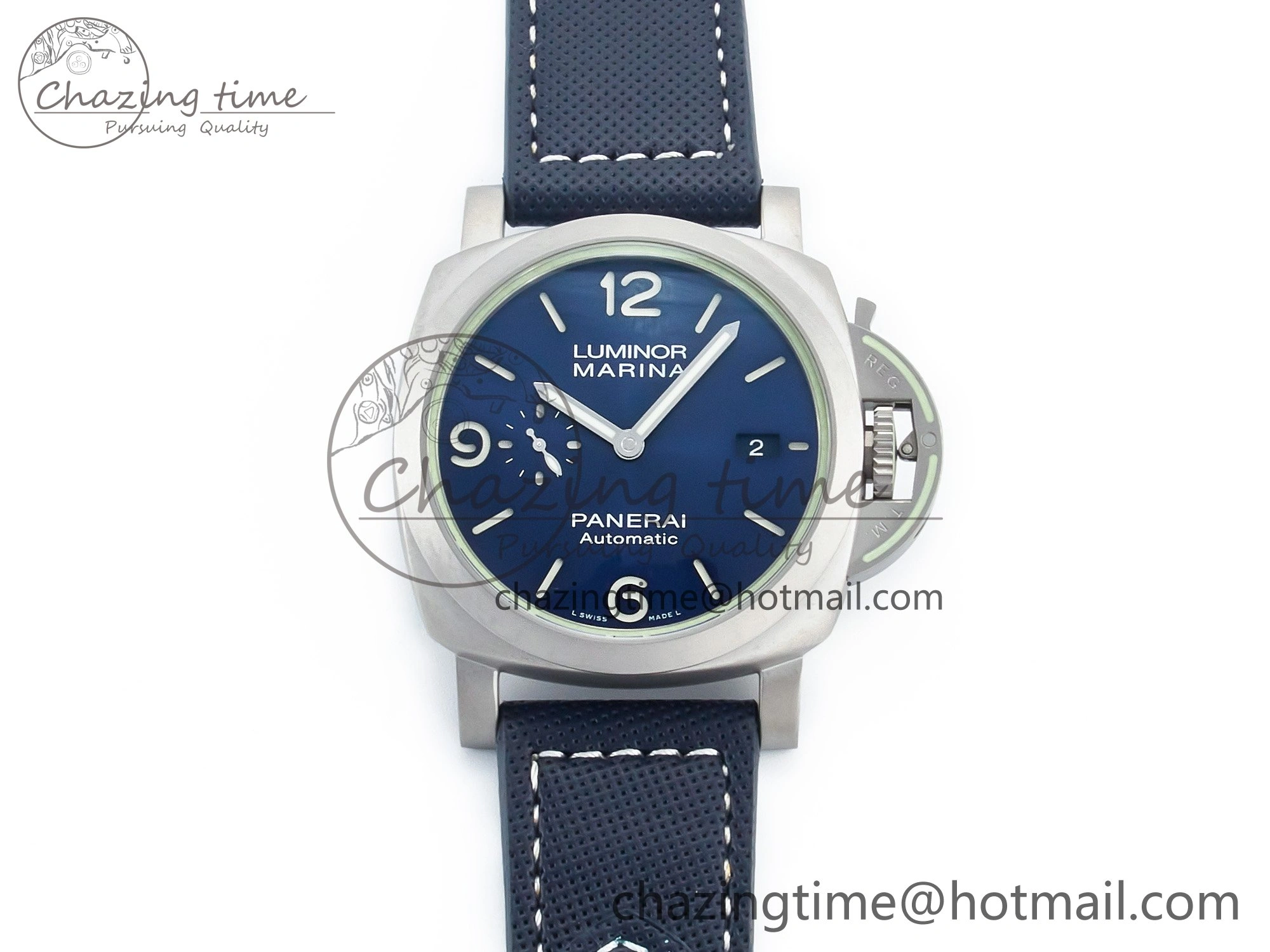 PAM1117 W TTF 1:1 Best Edition on Blue Nylon Strap P9010