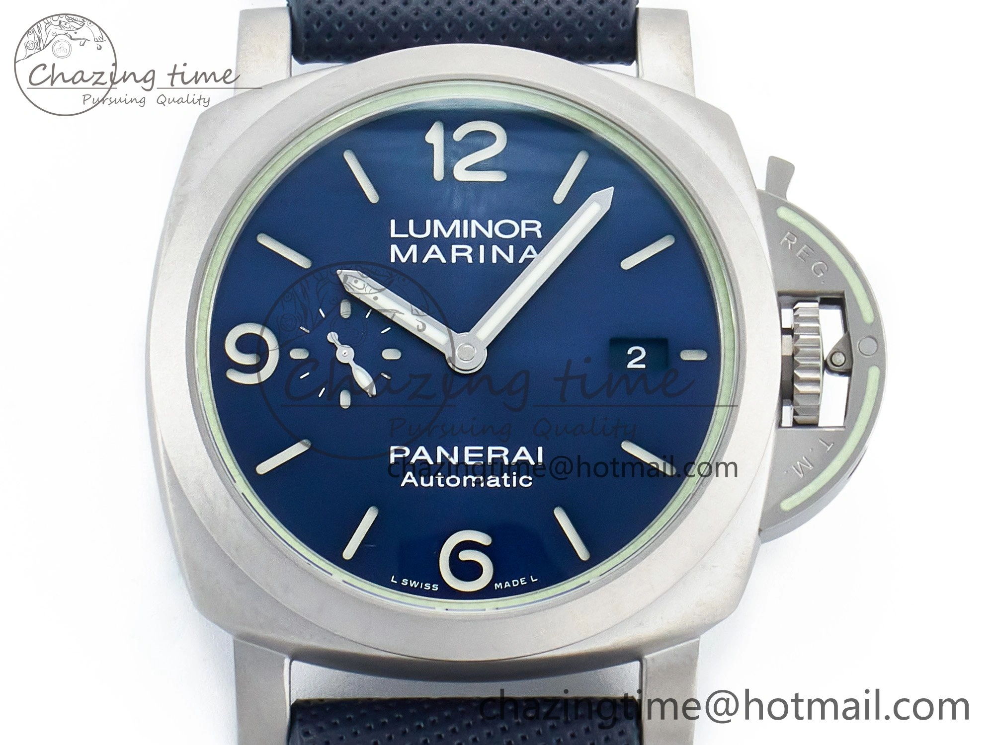PAM1117 W TTF 1:1 Best Edition on Blue Nylon Strap P9010