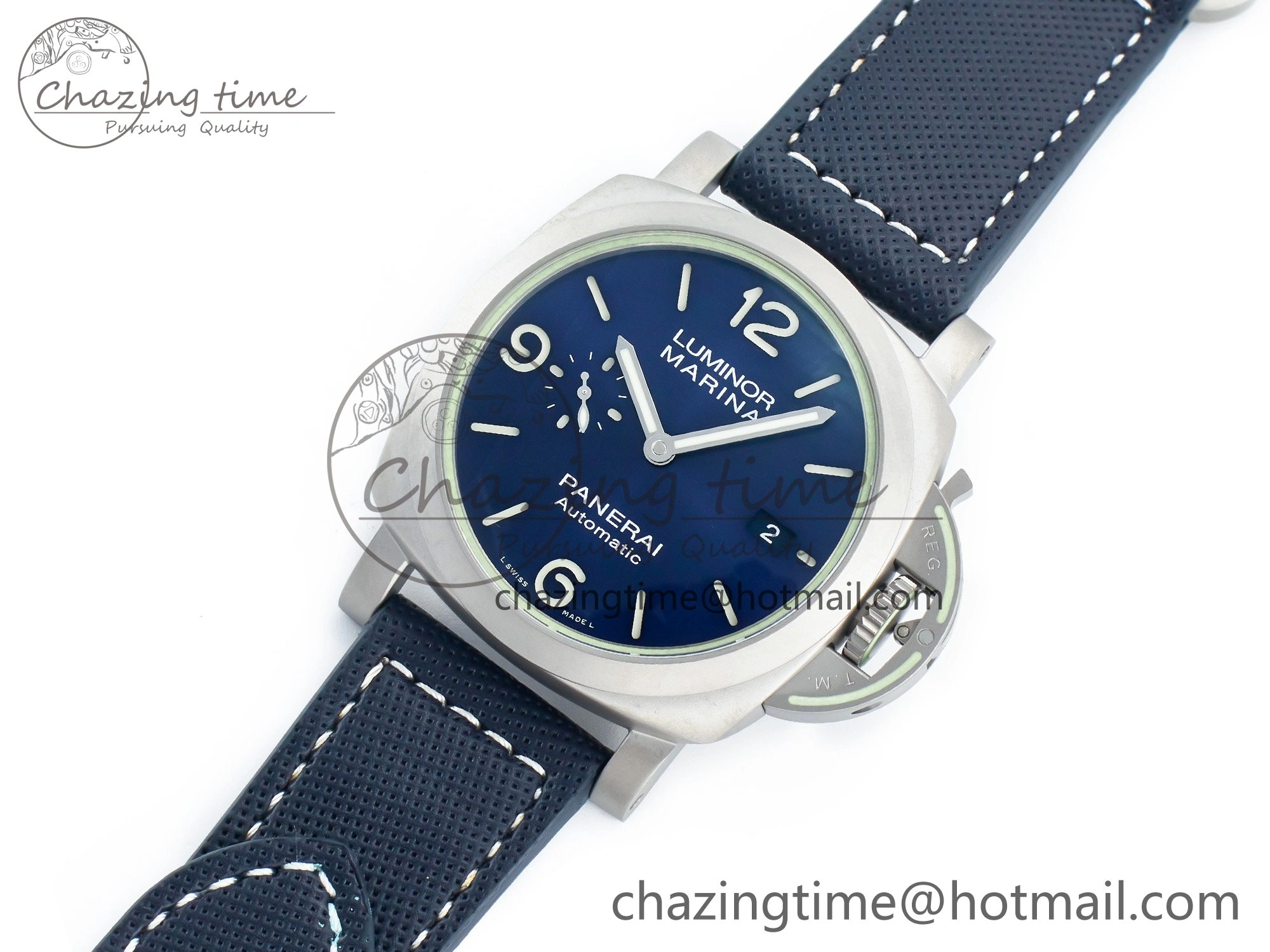 PAM1117 W TTF 1:1 Best Edition on Blue Nylon Strap P9010
