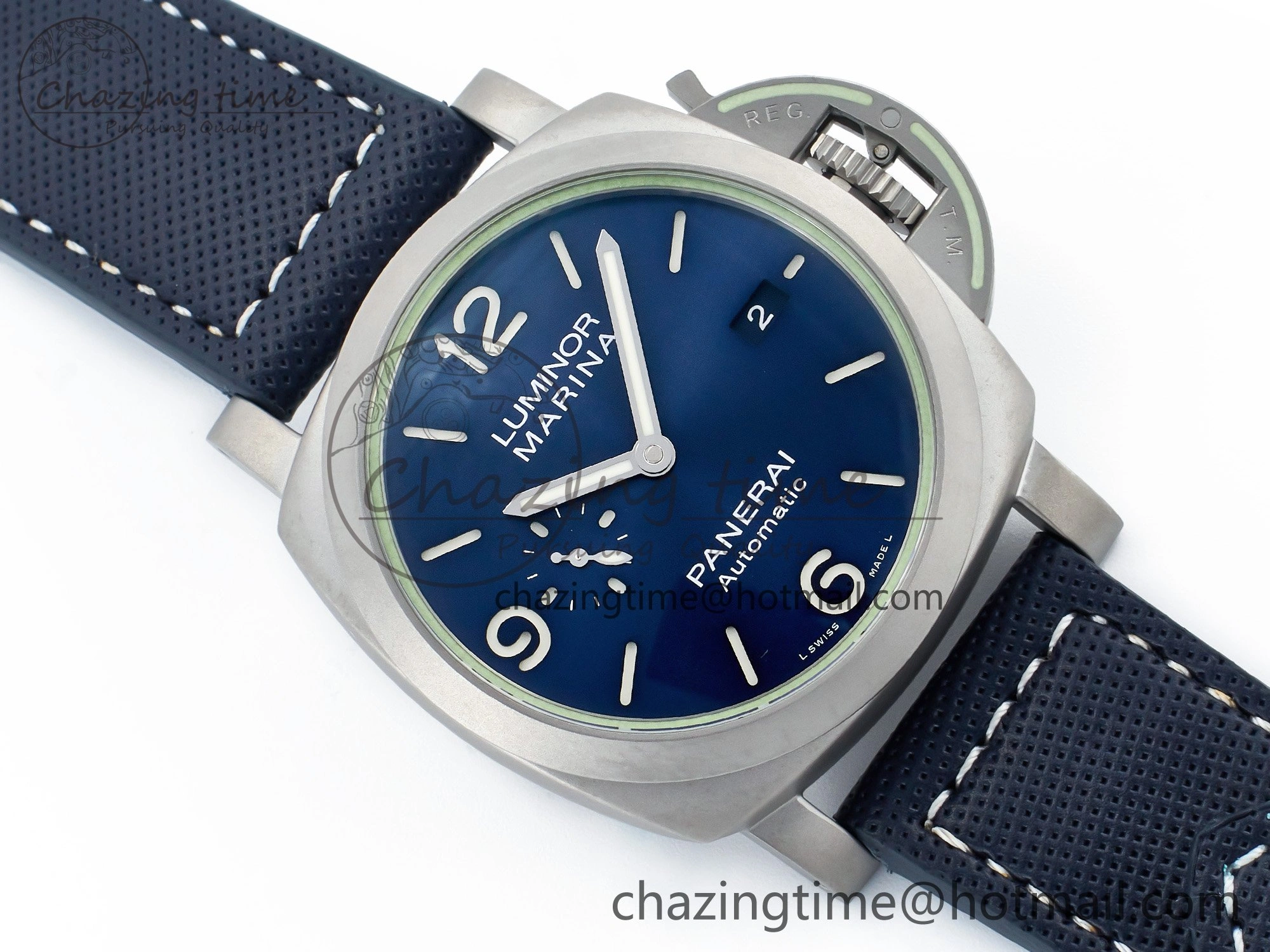 PAM1117 W TTF 1:1 Best Edition on Blue Nylon Strap P9010
