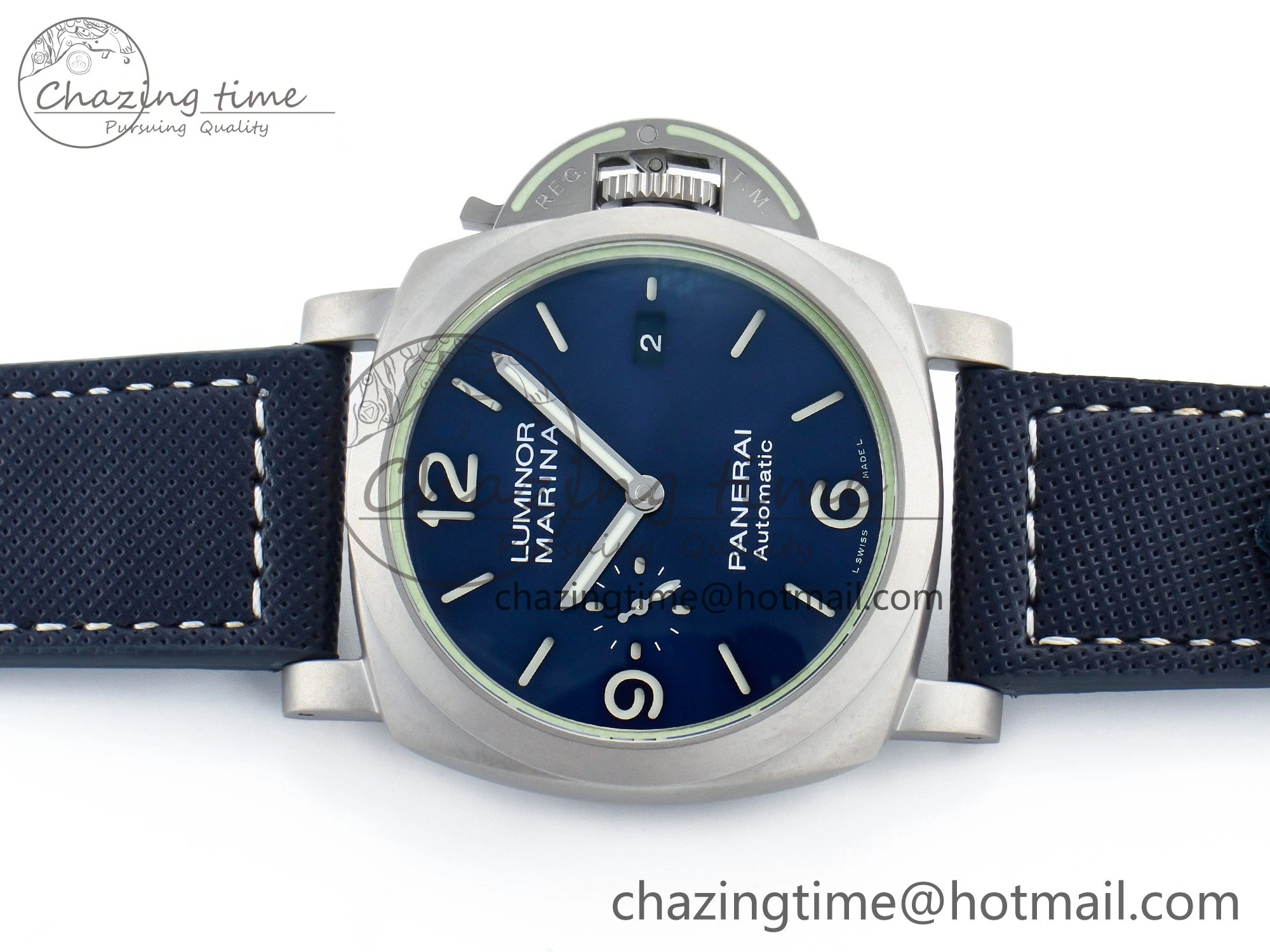 PAM1117 W TTF 1:1 Best Edition on Blue Nylon Strap P9010