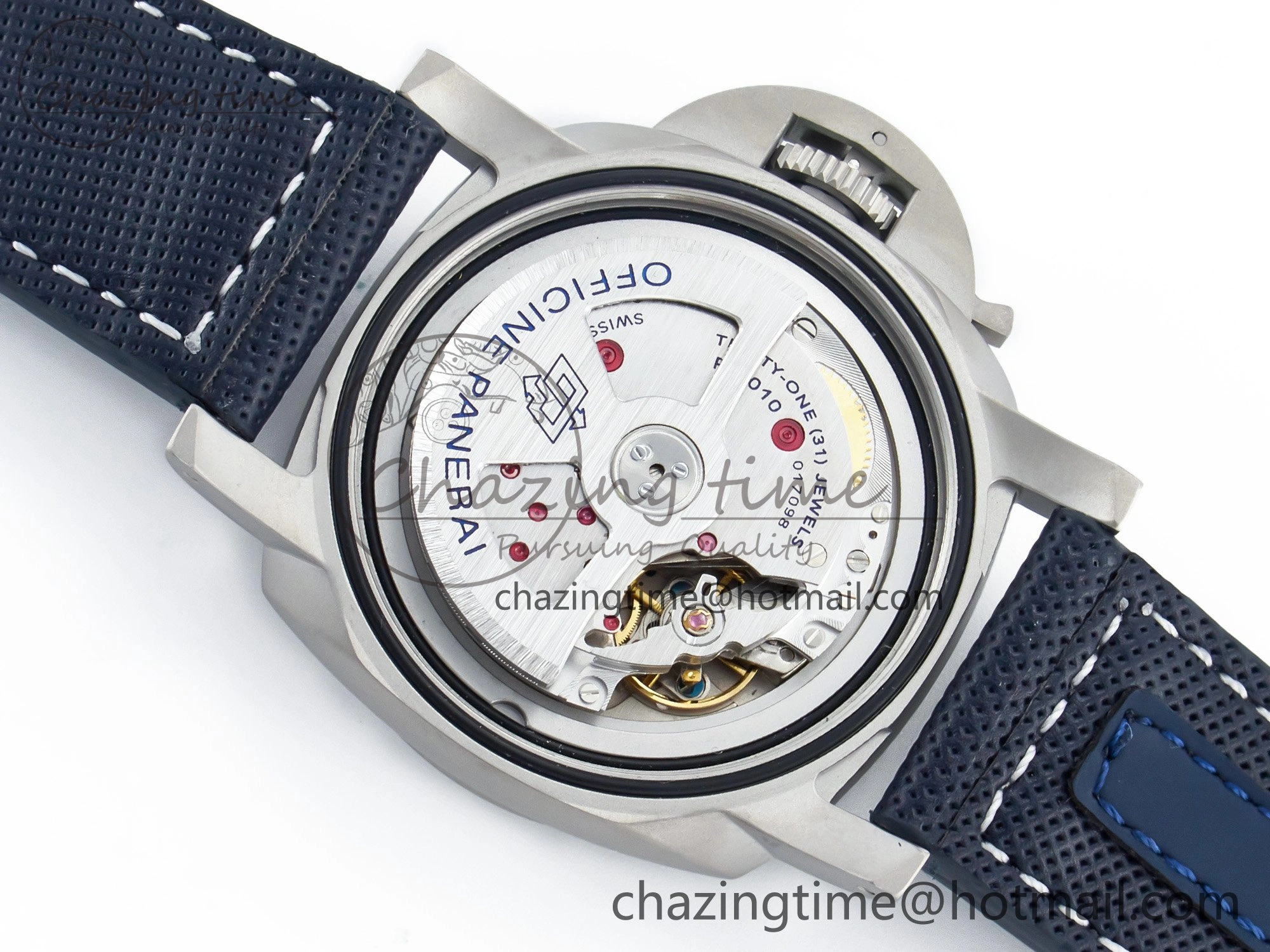 PAM1117 W TTF 1:1 Best Edition on Blue Nylon Strap P9010