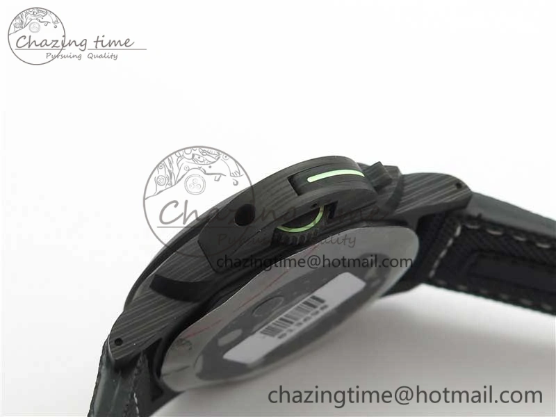 PAM1118 Luminor Marina “Luminous Trilogy” VSF 1:1 Best Edition on Black Sportech Strap P.9010 Clone