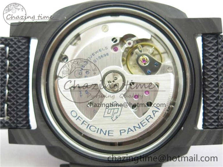 PAM1118 Luminor Marina “Luminous Trilogy” VSF 1:1 Best Edition on Black Sportech Strap P.9010 Clone