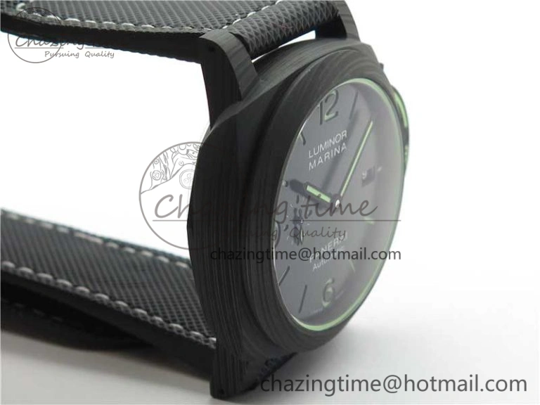 PAM1118 Luminor Marina “Luminous Trilogy” VSF 1:1 Best Edition on Black Sportech Strap P.9010 Clone