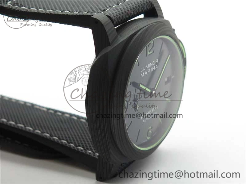 PAM1118 Luminor Marina “Luminous Trilogy” VSF 1:1 Best Edition on Black Sportech Strap P.9010 Clone