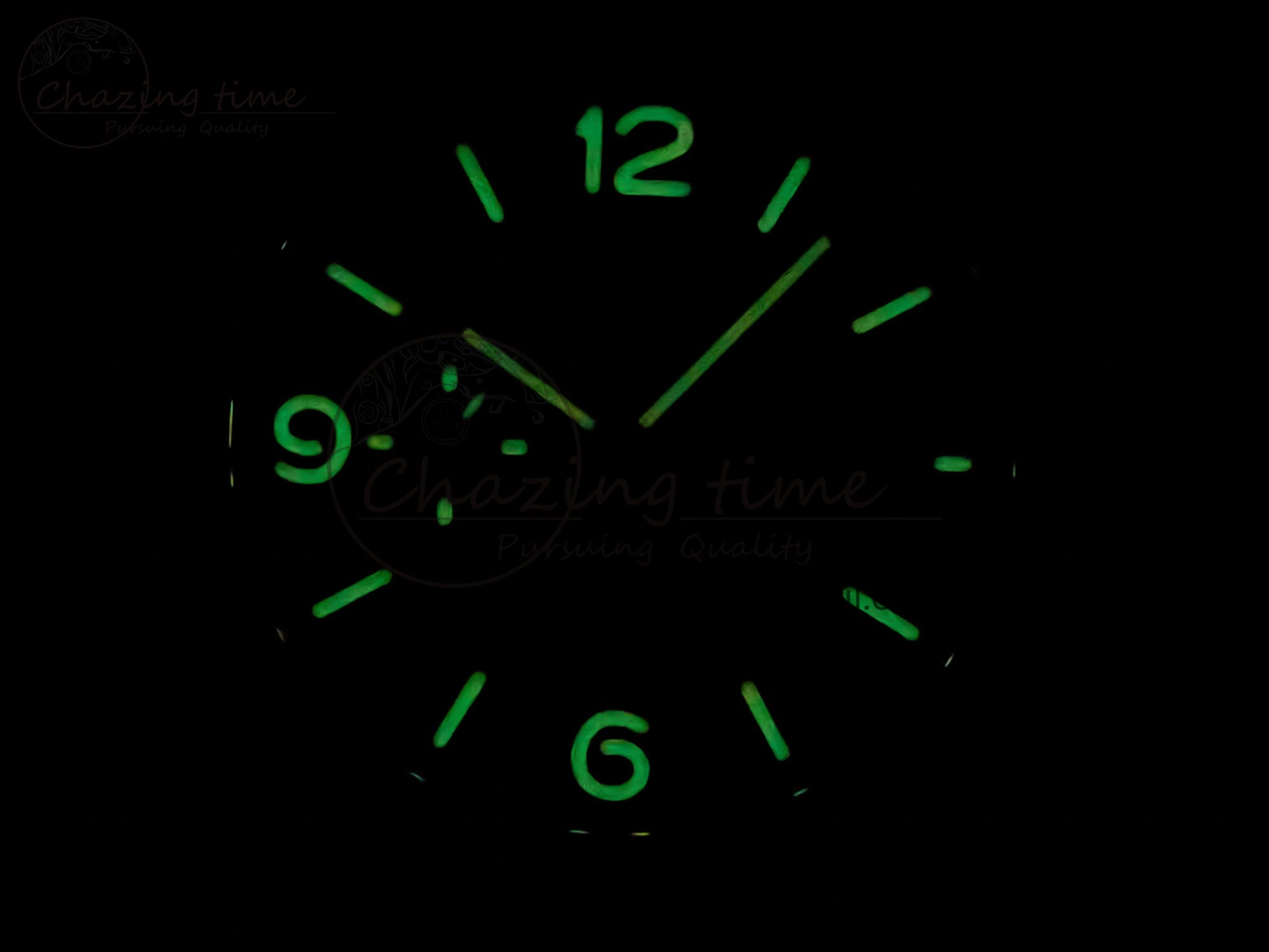 PAM1157 W TTF 1:1 Best Edition on Blue Leather Strap P9010