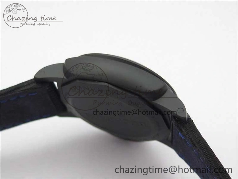 PAM1176 GMT Bucherer VSF 1:1 Best Edition Black Dial on Textile Strap P.9011 Super Clone