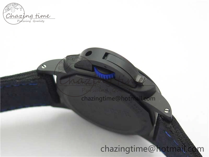 PAM1176 GMT Bucherer VSF 1:1 Best Edition Black Dial on Textile Strap P.9011 Super Clone