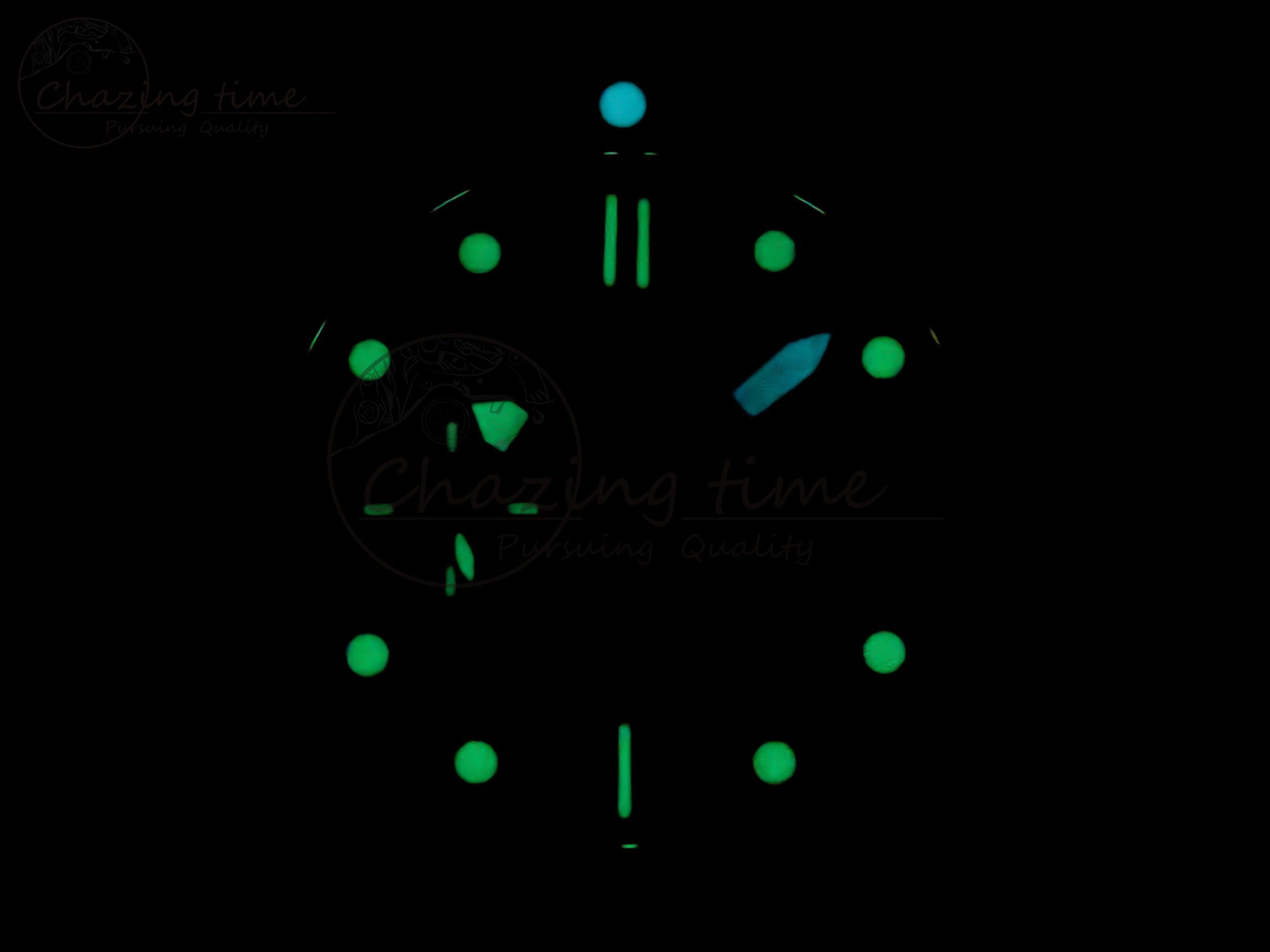 PAM1226 V SS TTF 1:1 Best Edition on Green Rubber Strap P900