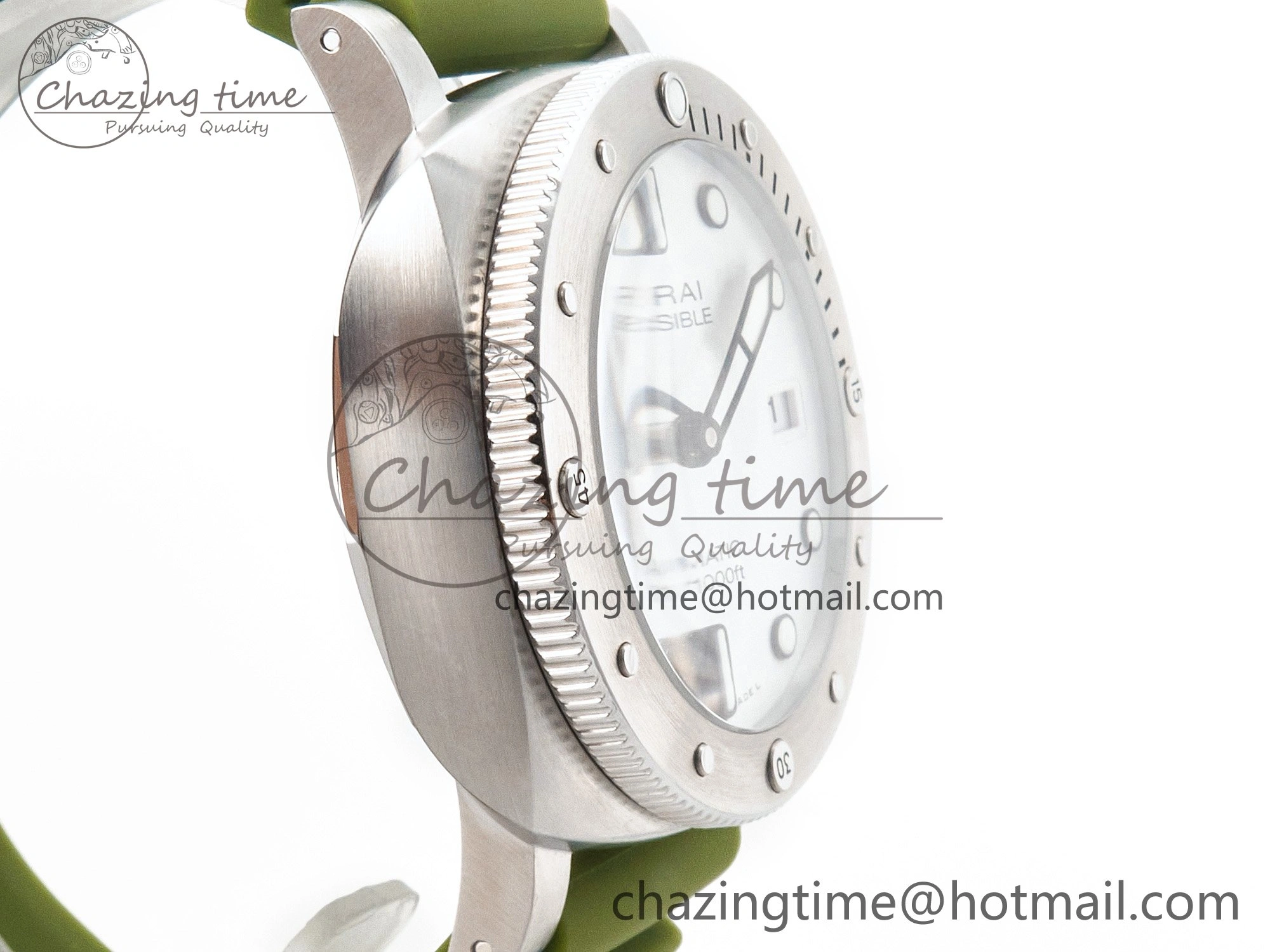 PAM1226 V SS TTF 1:1 Best Edition on Green Rubber Strap P900