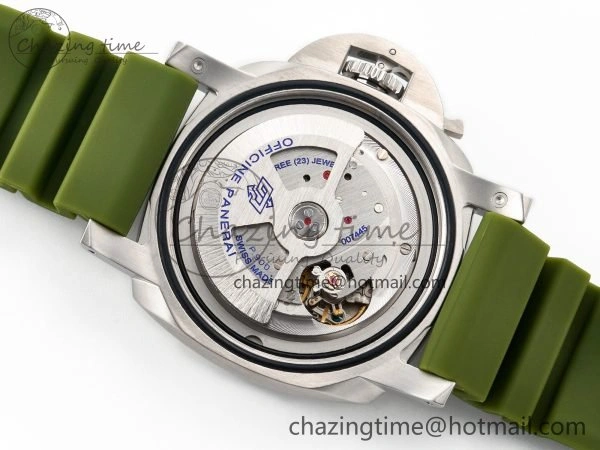 PAM1226 V SS TTF 1:1 Best Edition on Green Rubber Strap P900