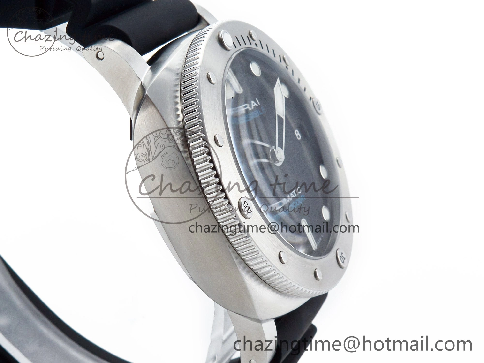 PAM1229 V SS TTF 1:1 Best Edition on Black Rubber Strap P900
