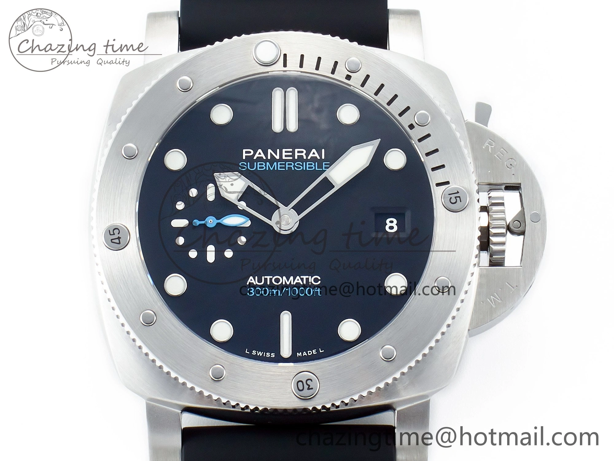 PAM1229 V SS TTF 1:1 Best Edition on Black Rubber Strap P900