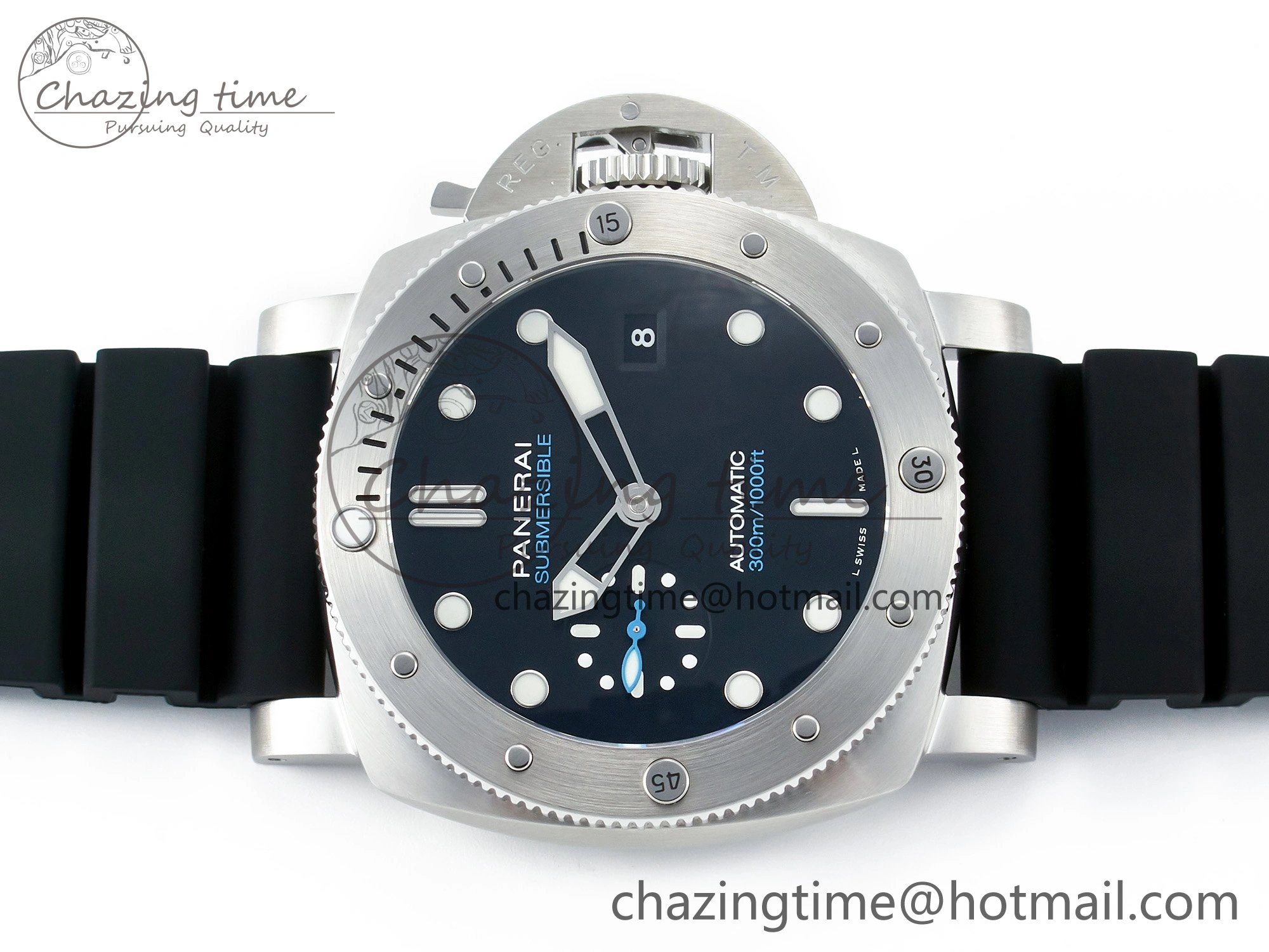 PAM1229 V SS TTF 1:1 Best Edition on Black Rubber Strap P900