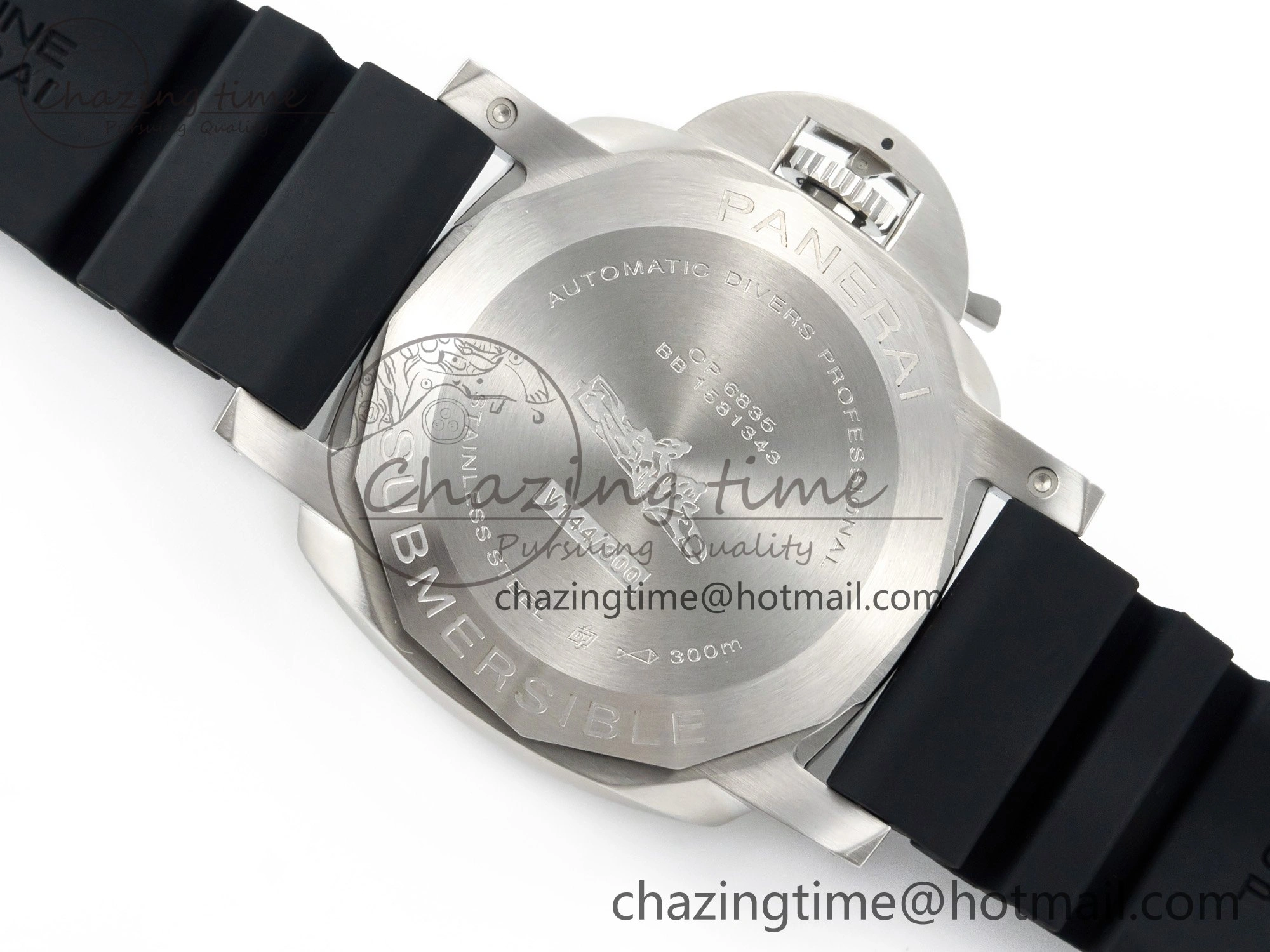 PAM1229 V SS TTF 1:1 Best Edition on Black Rubber Strap P900