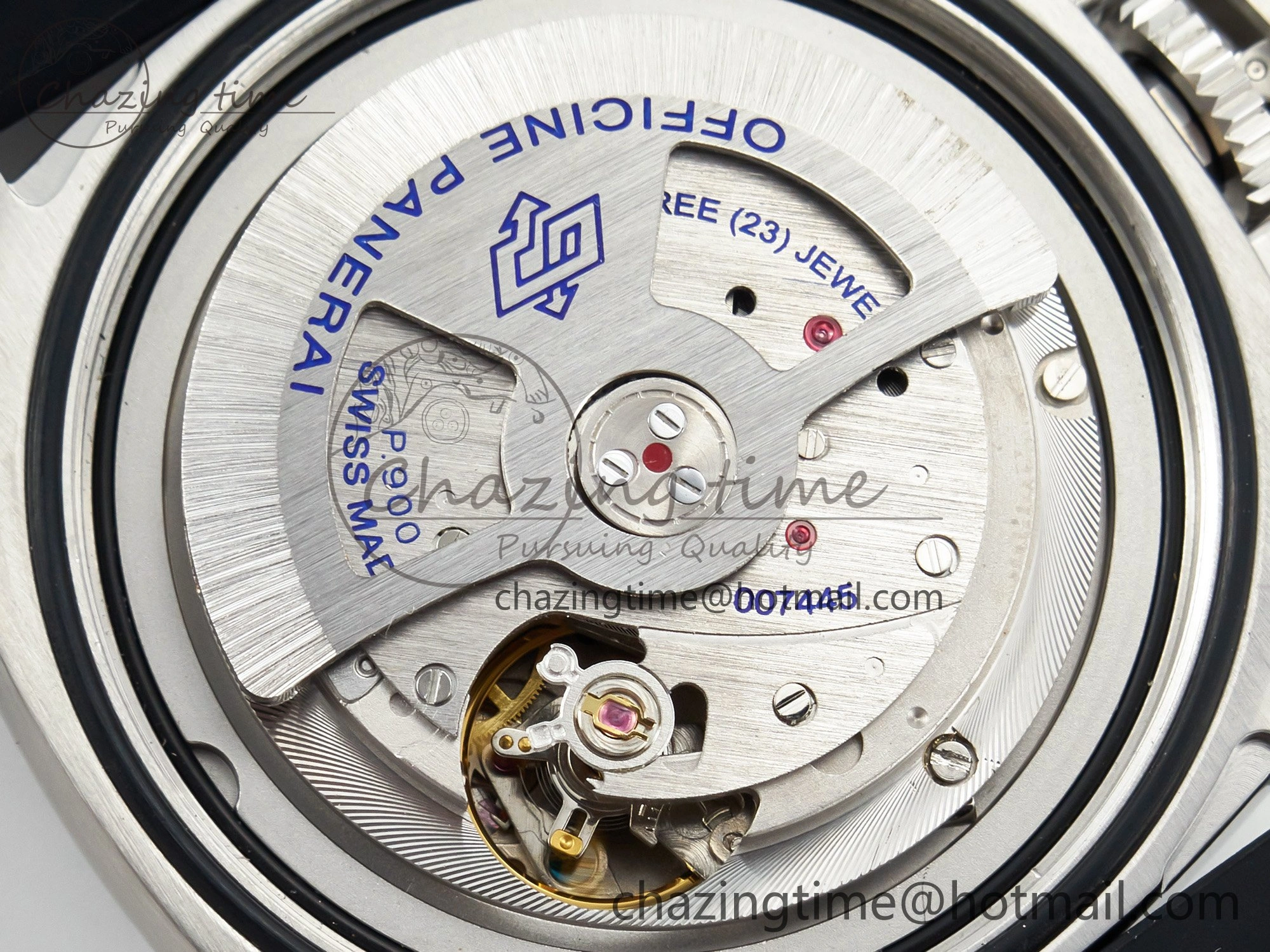 PAM1229 V SS TTF 1:1 Best Edition on Black Rubber Strap P900