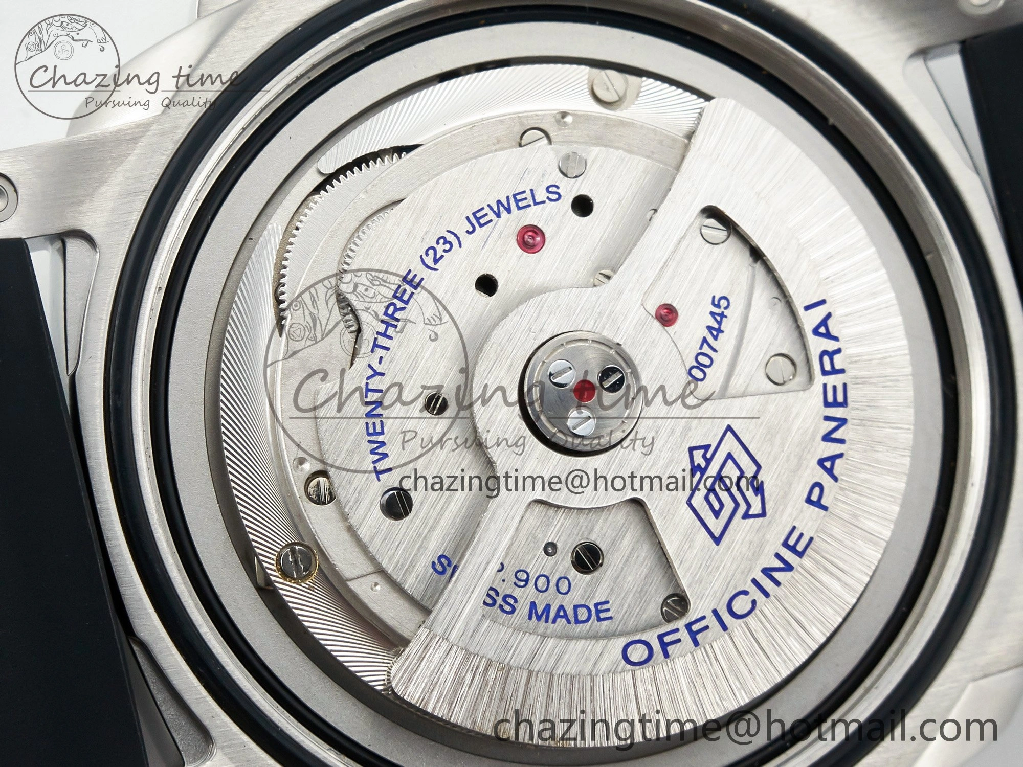 PAM1229 V SS TTF 1:1 Best Edition on Black Rubber Strap P900