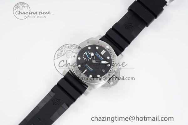 PAM1229 Y SBF 1:1 Best Edition Black Dial on Black Rubber Strap P900