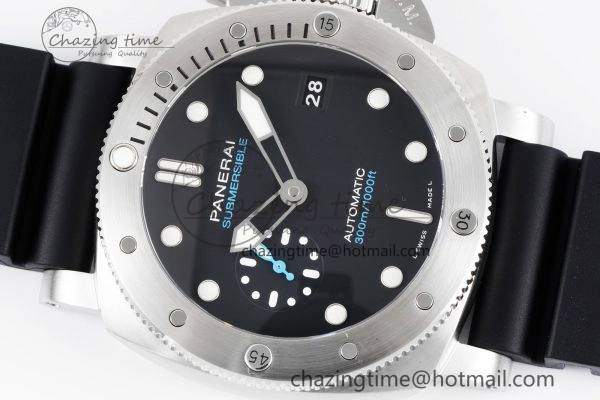 PAM1229 Y SBF 1:1 Best Edition Black Dial on Black Rubber Strap P900
