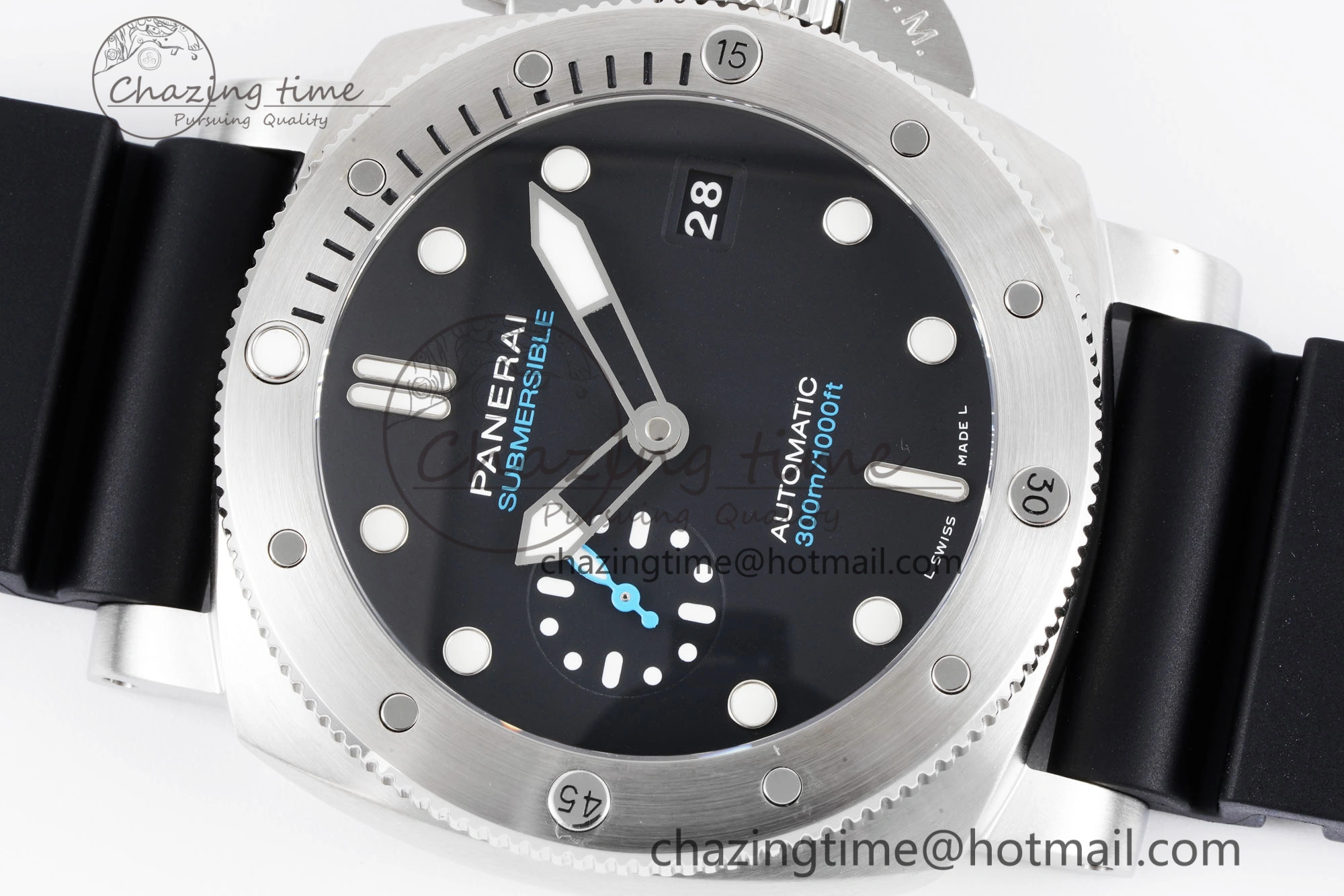 PAM1229 Y SBF 1:1 Best Edition Black Dial on Black Rubber Strap P900