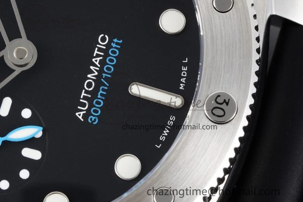 PAM1229 Y SBF 1:1 Best Edition Black Dial on Black Rubber Strap P900