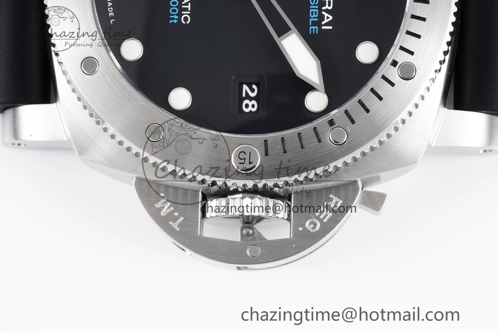 PAM1229 Y SBF 1:1 Best Edition Black Dial on Black Rubber Strap P900